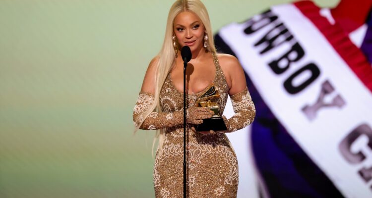 Beyoncé at the 2025 Grammys