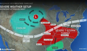 Severe Weather Threatens Central and Southern U.S.