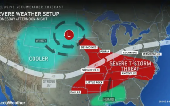 Severe Weather Threatens Central and Southern U.S.