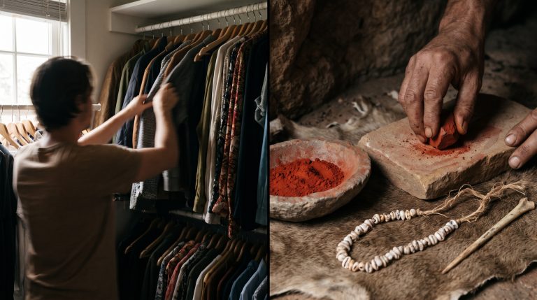 You’re Not Just Getting Dressed: The 100,000-Year-Old Language Hiding in Your Closet
